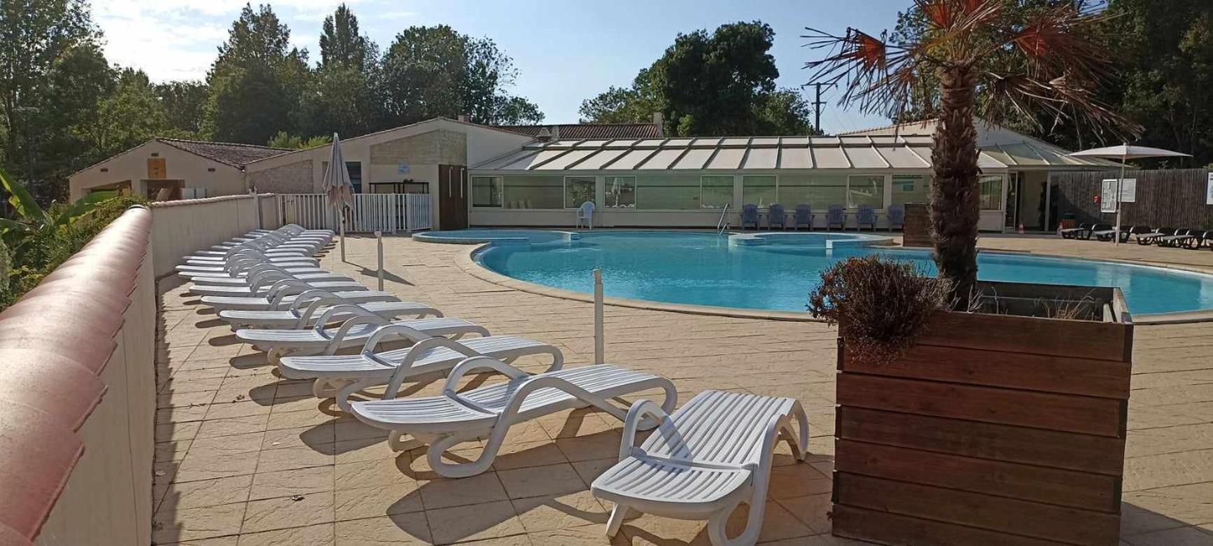 Mobilhome L'Oasis Camping Le Clos Cottet Angles  Luaran gambar